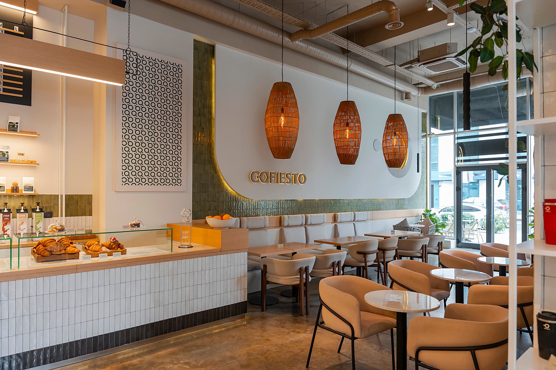 Office reception and lounge area