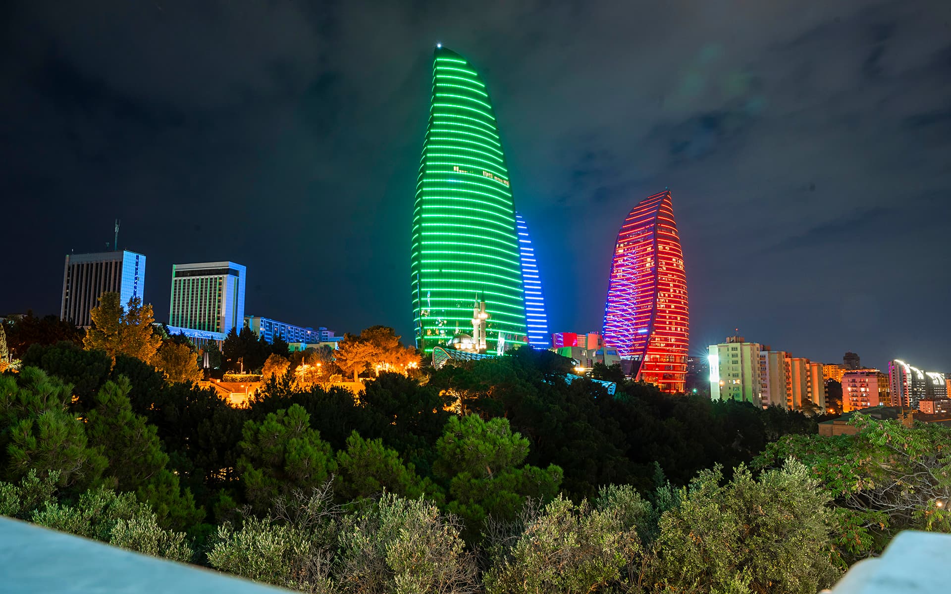 Architectural night illumination