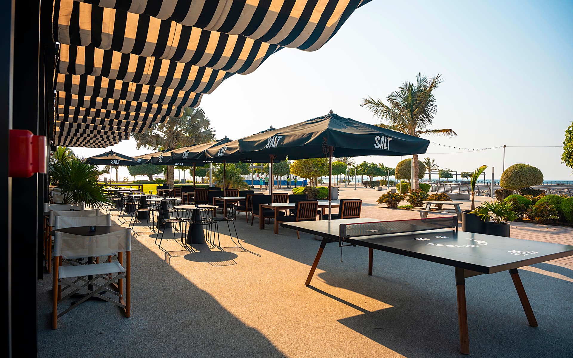 Salt restaurant terrace view