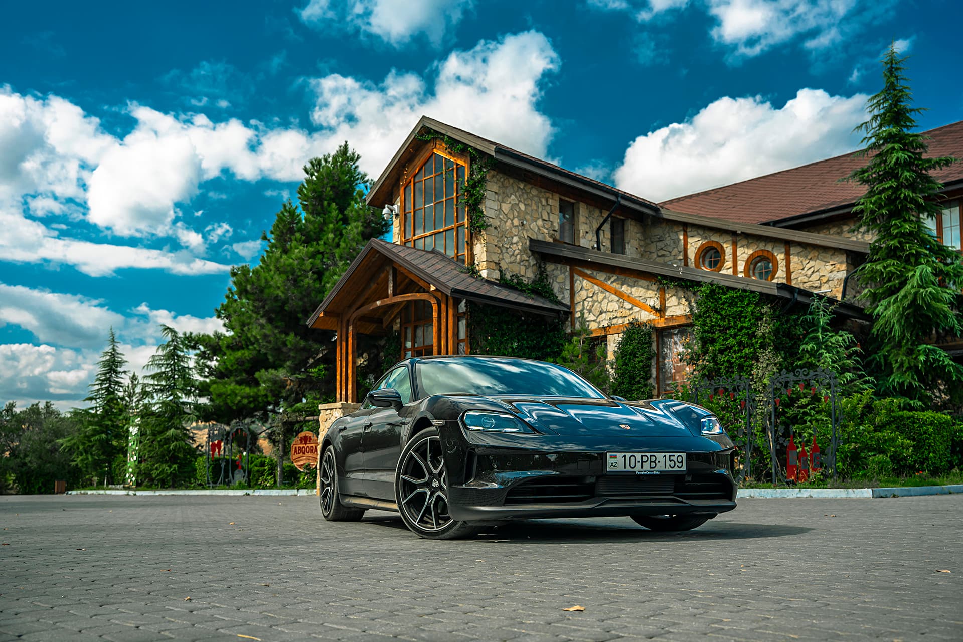 Luxury automotive showroom